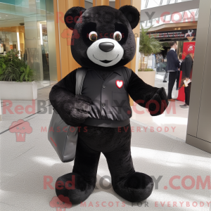 Personaje mascota de un oso...