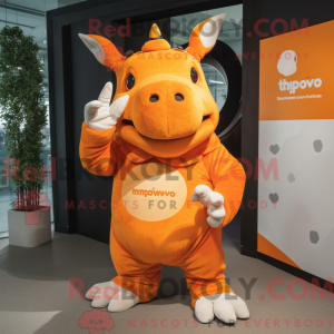 Mascot karakter van een...