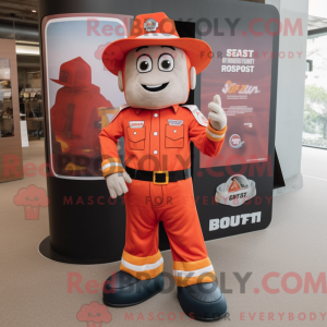 Mascot character of a Rust...