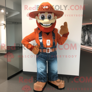 Mascot karakter van een...