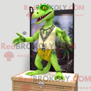 Mascot karakter van een...