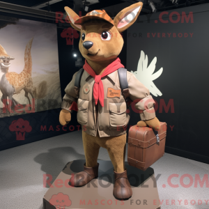 Mascottefiguur van een...