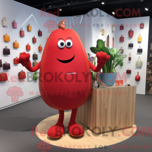 Mascot character of a Red...