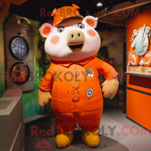 Mascot karakter van een...