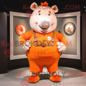 Mascot karakter van een...