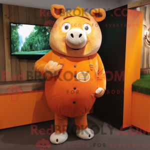 Mascot karakter van een...