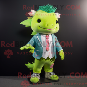 Mascot character of a Lime...