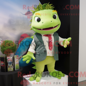 Mascot character of a Lime...