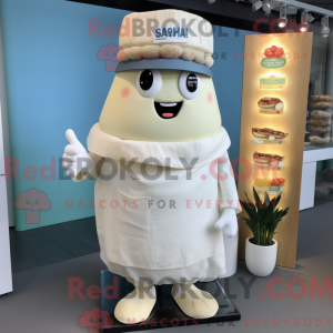 Mascot character of a Cream...