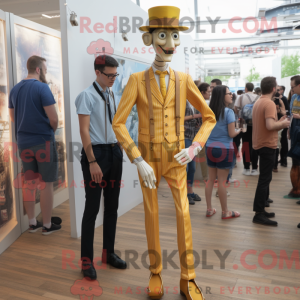 Maskot-karakter av en Gold...