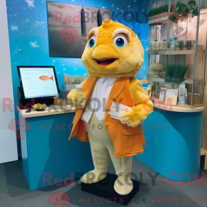 Mascottekarakter van een...