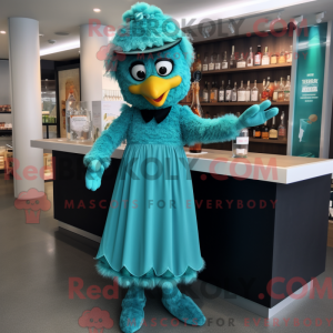 Mascot karakter van een...