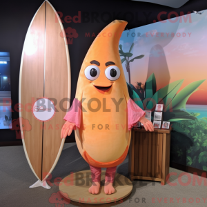 Mascot character of a Peach...
