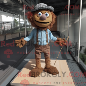 Personagem de máscara de um...