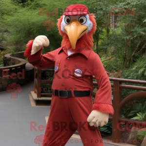Mascot character of a Red...
