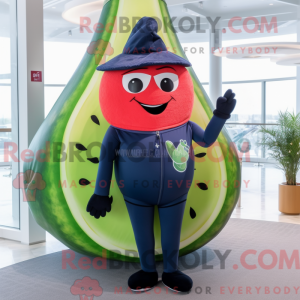 Mascot character of a Navy...