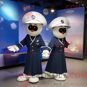 Mascot character of a Navy...
