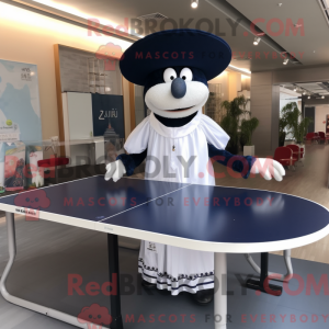 Mascot character of a Navy...