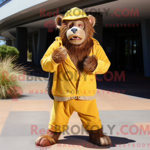 Mascot karakter van een...