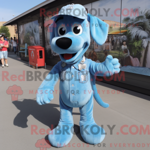 Mascottefiguur van een...