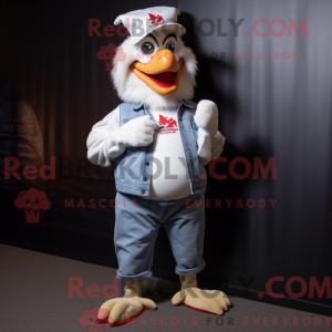 Personaje mascota de gallos...
