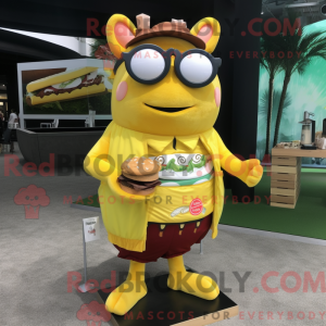 Mascot karakter van een...