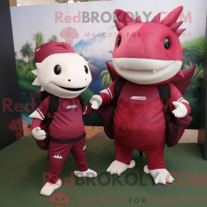 Maskot-karakter af en...