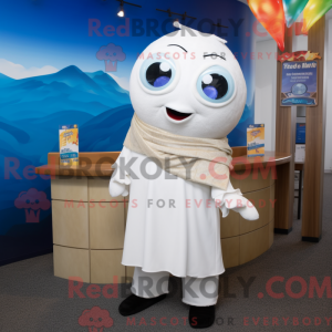 Maskot karaktär av en White...