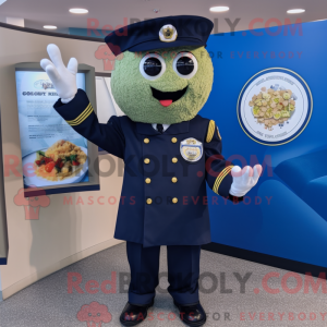 Maskotkarakter af en Navy...