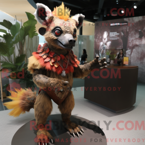 Mascot karakter van een...