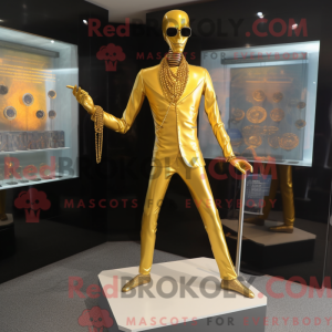 Maskotkarakter af en Gold...