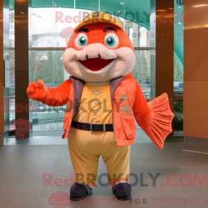 Mascottekarakter van een...