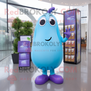 Sky Blue Aubergine mascotte...