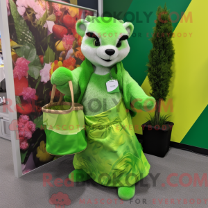 Mascot character of a Lime...