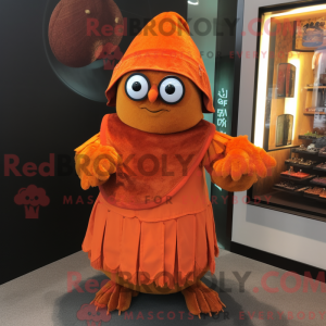 Mascot character of a Rust...