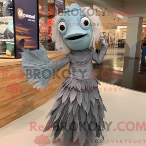 Mascot character of a Gray...