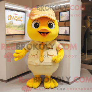 Mascot karakter van een...