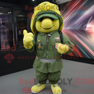 Mascottefiguur van een...