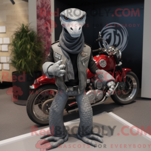 Mascot character of a Gray...