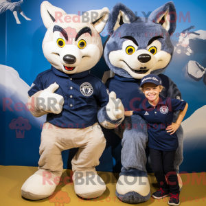 Maskotfigur af en Navy Say...