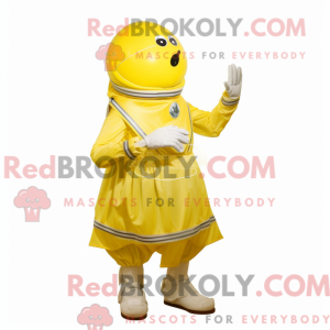 Mascottefiguur van een...