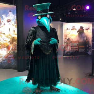 Mascot character of a Teal...