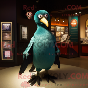 Mascot character of a Teal...