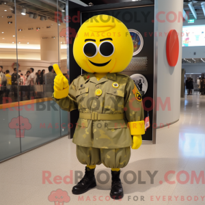 Mascot character of a Lemon...