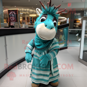 Teal Quagga mascotte...