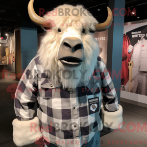 Mascot character of a White...