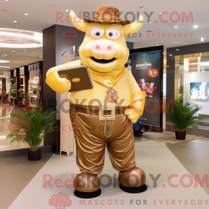 Personnage mascotte d un...