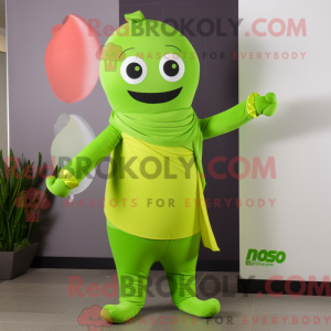 Mascot character of a Lime...
