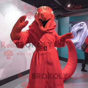 Mascot character of a Red...