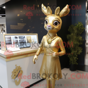 Mascot character of a Gold...